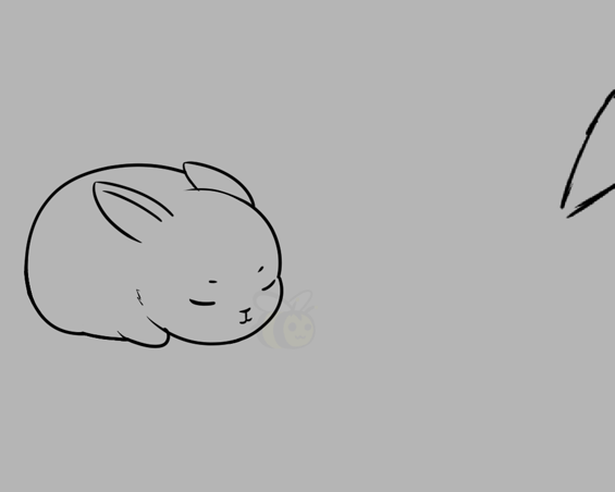 An animated emote of ManukaB crying, it's very cute.